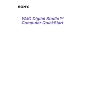 Sony PCV-RX550 manual cover