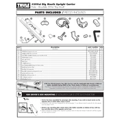 Thule Big Mouth 599xt manual cover