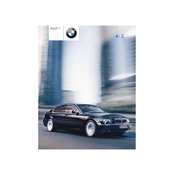 BMW 745i Sedan 7 Series 2003 manual cover