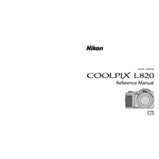 Nikon Coolpix L820 manual cover