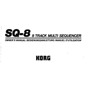 KORG SQ-8 manual cover