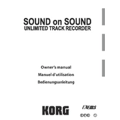 KORG SOUND on SOUND manual cover