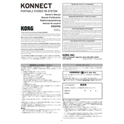 KORG KONNECT manual cover