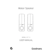 Goodmans B&M Water Speaker 347113 manual cover