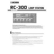 Boss RC-300 manual cover