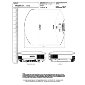 Sony VPL-HW15 manual cover