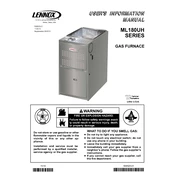 Lennox ML180UH manual cover