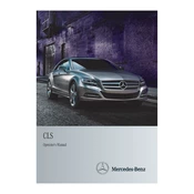 Mercedes-Benz CLS 2012 manual cover