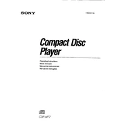 Sony CDP-M77 manual cover