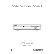 Goodmans B&M Compact DVD Player 355881