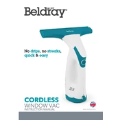 Beldray BEL0749N Cordless Window Vac manual cover