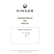 Singer 20U-109, 109C, 112, 112C, 309 manual cover