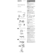 Sony MDR-XB21EX manual cover