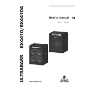 Behringer Ultrabass BX4410 manual cover