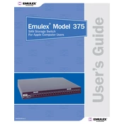 Apple EMULEX Model 375 manual cover