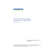 Olympus OmniScan MX, MX2 manual cover