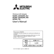 Mitsubishi NZ2WL US, NZ2WL EU, NZ2WL CN manual cover