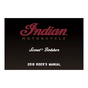 Polaris Indian Scout Bobber 2017 manual cover