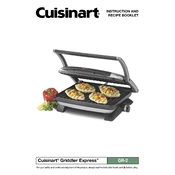 Cuisinart GR-2 manual cover