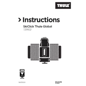 Thule Skiclick 729102 manual cover