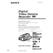 Sony CCD-IP210 manual cover