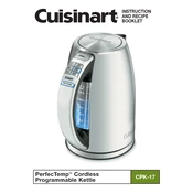 Cuisinart CPK-17P1 manual cover