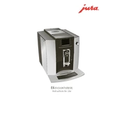 Jura E6 E60 Coffee Machine manual cover