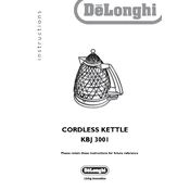 DeLonghi KBJ 3001 manual cover