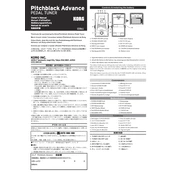 KORG Pitchblack Advance manual cover