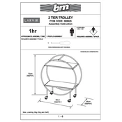 Larvik B&M 2 Tier Trolley 369925 manual cover