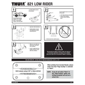 Thule Low Rider 821 manual cover