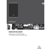 Behringer B1220DSP manual cover