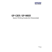 Epson GP-C831 manual cover