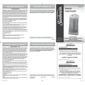 Sunbeam SQH310 manual cover