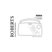 Roberts R9904 Analogue 0 manual cover