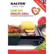 Salter EK2331 Low Fat Health Grill manual cover