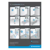 Sennheiser SL Loudspeaker 52 A manual cover