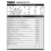 Thule T2 916XT manual cover