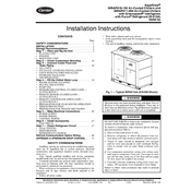 Carrier 30RAP011-060 manual cover