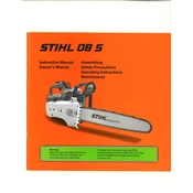 Stihl 08 S manual cover