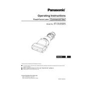 Panasonic ET-DLE035 manual cover