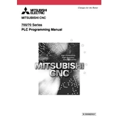 Mitsubishi Electric 700, 70 Series manual cover