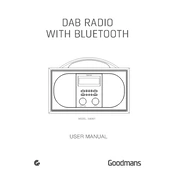 Goodmans B&M DAB Radio with Bluetooth 336801 manual cover