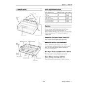 Epson LX-300+II manual cover