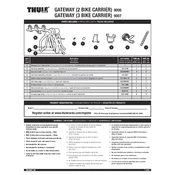 Thule Gateway 9006 manual cover