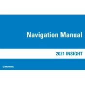 Honda Insight 2021 manual cover