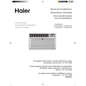 Haier HTWR08XCR manual cover