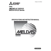 Mitsubishi Electric Meldas MDS B SVJ2 Series manual cover