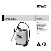 Stihl SG 20 manual cover