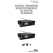 Whistler WS1095 Digital Trunking EZ Digital Scanner manual cover